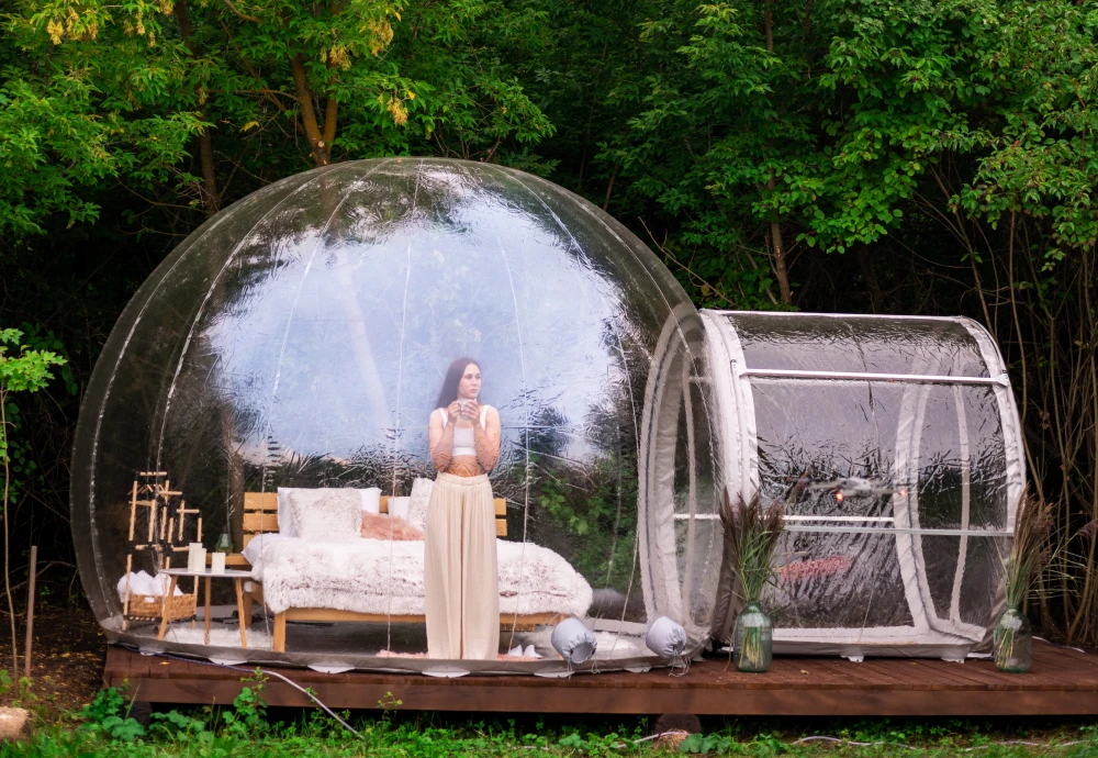 tunnel inflatable bubble tent